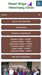 Mobile Screenshot of hazelridgevet.com